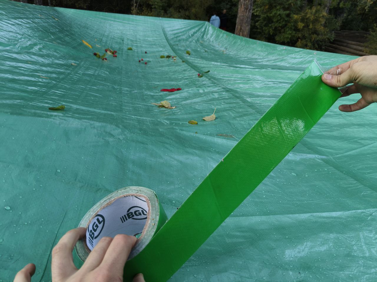 тент полог с люверсами